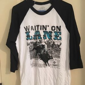 Waiting on Lane 3/4 sleeves. Never worn.